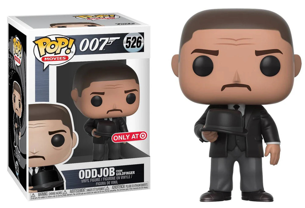 FUNKO POP! MOVIES 007 GOLDFINGER: ODDJOB #526 (TARGET EXCLUSIVE STICKER)