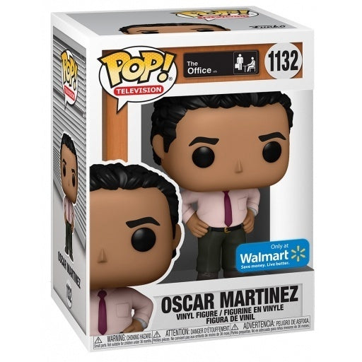 FUNKO POP! TELEVISION THE OFFICE: OSCAR MARTINEZ #1132 (WALMART EXCLUSIVE STICKER)