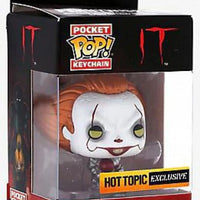 FUNKO POCKET POP! KEYCHAIN MOVIES IT: METALLIC PENNYWISE W/ BALLOON (HOT TOPIC EXCLUSIVE STICKER)