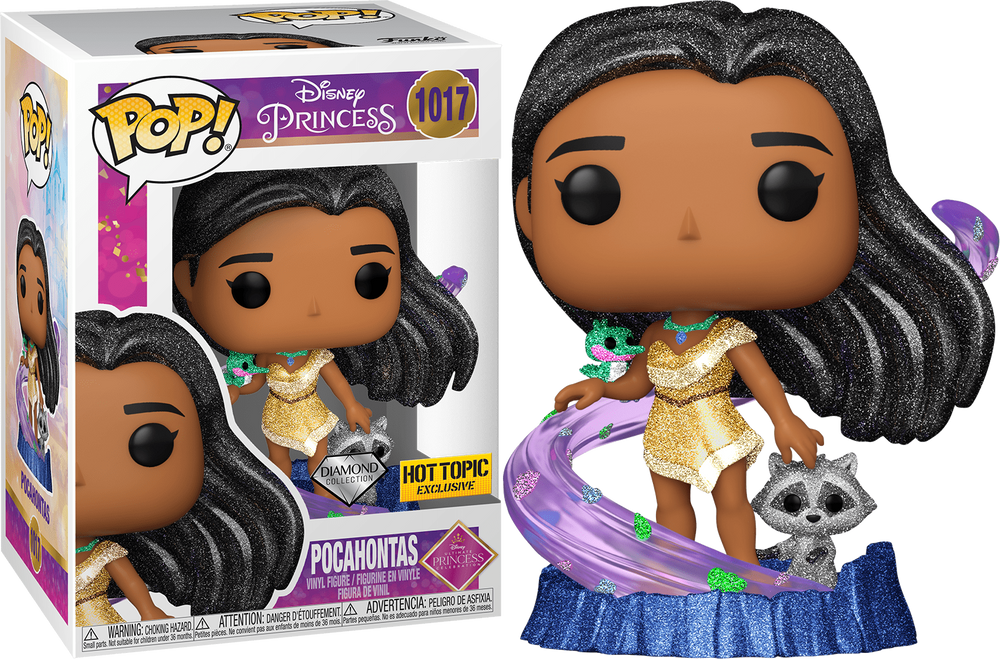 POCAHONTAS #1017 (DIAMOND) (FLIT AND MEEKO) (HOT TOPIC EXCLUSIVE STICKER) FUNKO POP