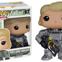 FUNKO POP! GAMES FALLOUT: POWER ARMOR (UNMASKED FEMALE) #67 (GAMESTOP EXCLUSIVE STICKER)