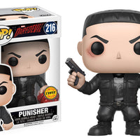 FUNKO POP! MARVEL DAREDEVIL: PUNISHER HOLDING MASK #216 (CHASE) (3 WARNING LANGUAGE EDITION)