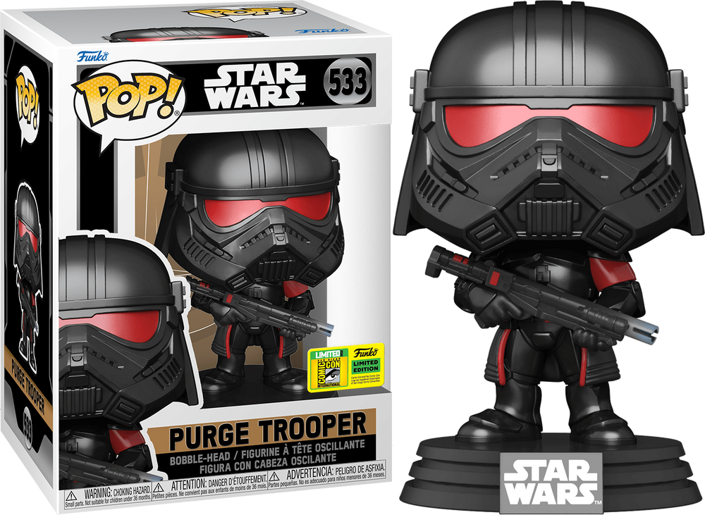 FUNKO POP! STAR WARS OBI-WAN KENOBI: PURGE TROOPER #533 (2022 SDCC EXCLUSIVE STICKER)