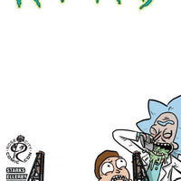 ONI PRESS COMICS RICK AND MORTY ISSUE #41 (2018 ROSE CITY COMIC CON (RCCC) BLANK VARIANT) (AUG 2018)