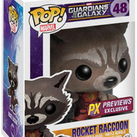 FUNKO POP! MARVEL GUARDIANS OF THE GALAXY: ROCKET RACCOON IN RAVAGERS UNIFORM #48