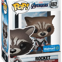 FUNKO POP! MARVEL AVENGERS: ROCKET IN QUANTUM REALM SUIT) #462 (WALMART EXCLUSIVE STICKER)