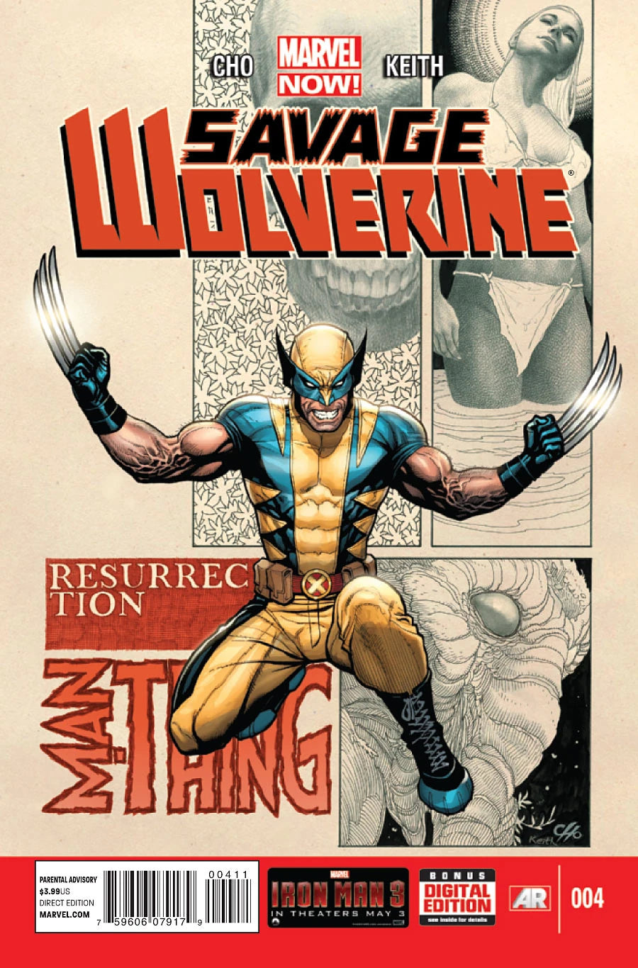 MARVEL COMICS SAVAGE WOLVERINE VOL. 1 ISSUE #4 (JUNE 2013) (📌 CONDITION 8.0)