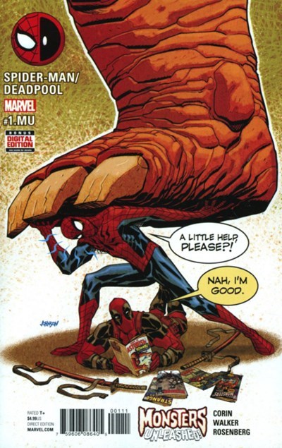 MARVEL COMICS MONSTERS UNLEASHED: SPIDER-MAN / DEADPOOL ISSUE #1.MU.A (ONE-SHOT) (MAR 2017)