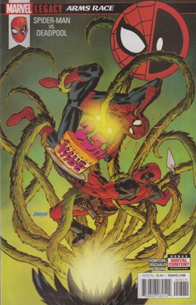 MARVEL COMICS SPIDER-MAN / DEADPOOL ISSUE #25 (MARVEL LEGACY TIE-IN) (FEB 2018)
