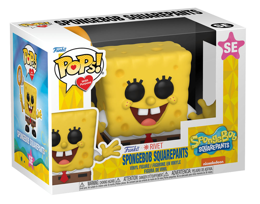 FUNKO POP! ANIMATION POPS WITH PURPOSE: SPONGEBOB SQUAREPANTS (JELLYFISHING) #SE (📌 CONDITION 9.5)