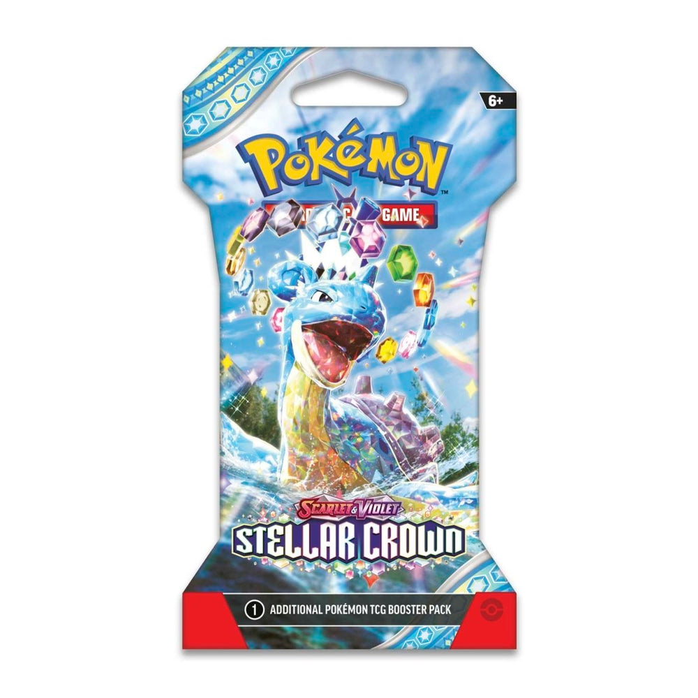 POKEMON TCG: SCARLET AND VIOLET - STELLAR CROWN SLEEVED BOOSTER PACK (10 CARDS / 1 PACK)