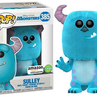 SULLEY #385 (WAVING) (FLOCKED) (AMAZON EXCLUSIVE STICKER) (MONSTERS INC) FUNKO POP