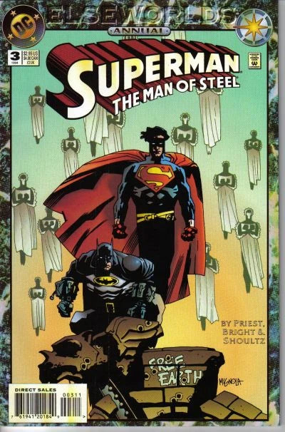 DC COMICS SUPERMAN: THE MAN OF STEEL VOL. 1 ISSUE #3 (ANNUAL) (DIRECT EDITION) (MAY 1994) (📌 CONDITION 8.0)