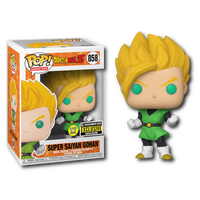 FUNKO POP! ANIMATION DRAGON BALL Z: SUPER SAIYAN GOHAN #858 (GLOW) (ENTERTAINMENT EARTH EXCLUSIVE STICKER)