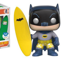 FUNKO POP! DC HEROES BATMAN CLASSIC 1966 TV SERIES: SURF'S UP BATMAN AND THE JOKER (2-PACK) (F.Y.E. EXCLUSIVE STICKER)