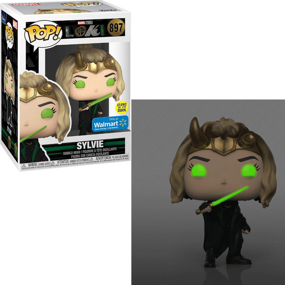 FUNKO POP! MARVEL SYLVIE #897 (GLOW) (WALMART EXCLUSIVE STICKER)