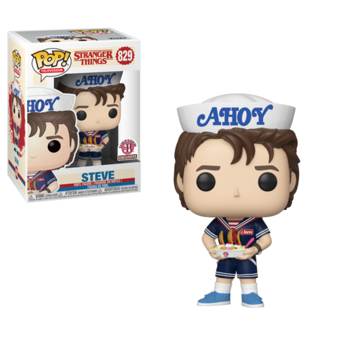 STEVE #829 (SUNDAE) (BASKIN-ROBBINS EXCLUSIVE STICKER) (STRANGER THINGS) FUNKO POP