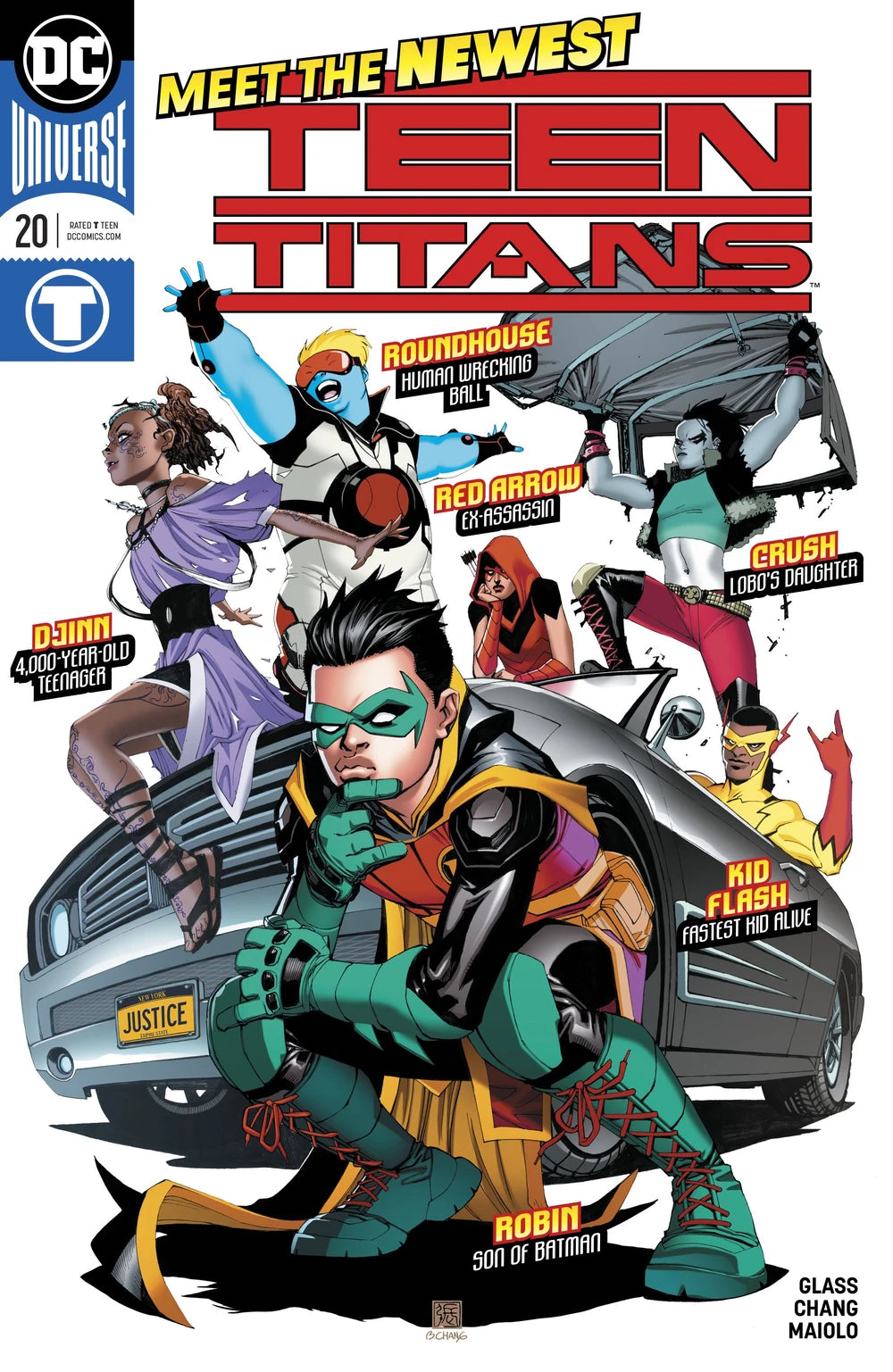 DC COMICS TEEN TITANS VOL. 6 ISSUE #20 (1ST FULL APPEARANCE OF CRUSH / DJINN / ROUNDHOUSE) (SEPT 2018) (🔑 KEY ISSUE) (📌 CONDITION 9.5)