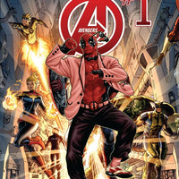 MARVEL COMICS AVENGERS VOL. 5 ISSUE #1 (MARK BROOKS DEADPOOL GANGNAM STYLE VARIANT COVER) (DIRECT EDITION) (FEB 2013) (📌 CONDITION 8.5/9.0)