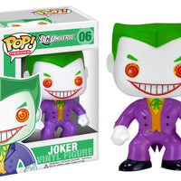 FUNKO POP! DC HEROES THE JOKER #06 (NON-BOBBLE HEAD) (OLDER RELEASE / LARGE FONT EDITION)