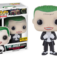 FUNKO POP! DC HEROES SUICIDE SQUAD: THE JOKER IN TUXEDO #109 (HOT TOPIC EXCLUSIVE STICKER)