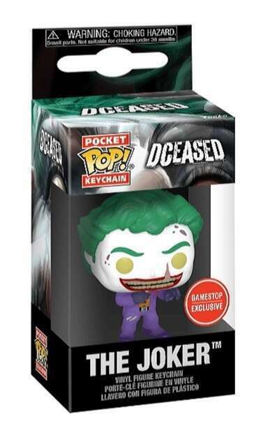 FUNKO POP! POCKET KEYCHAIN DC HEROES DCEASED: THE JOKER (GAMESTOP EXCLUSIVE STICKER)