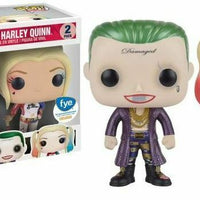 FUNKO POP! DC HEROES SUICIDE SQUAD: THE JOKER (BOXER) / HARLEY QUINN (METALLIC) (2-PACK) (F.Y.E. EXCLUSIVE STICKER)