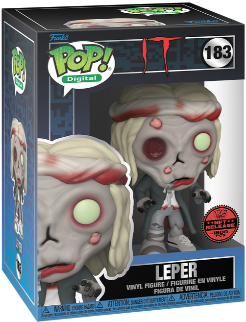 FUNKO POP! DIGITAL MOVIES IT SERIES 1: THE LEPER #183 (LE 1800) (LEGENDARY NFT)