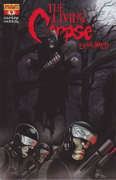 DYNAMITE COMICS THE LIVING CORPSE: EXHUMED ISSUE #4 (MINI-SERIES) (KEN HAESER COVER) (NOV 2011)