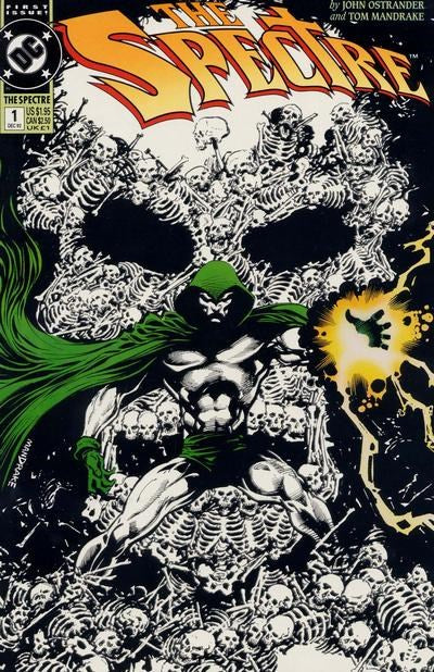 DC COMICS THE SPECTRE VOL 3 ISSUE #1 (GLOW IN THE DARK COVER) (DEC 1992) (📌 CONDITION 8.5/9.0)