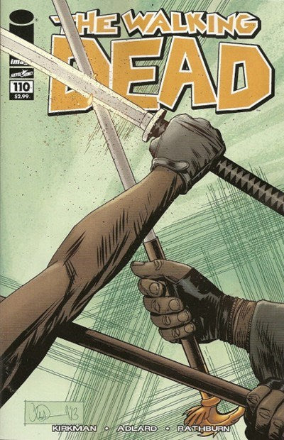 IMAGE COMICS THE WALKING DEAD ISSUE #110 (CHARLES ADLARD AND CLIFF RATHBURN COVER) (MAY 2013)