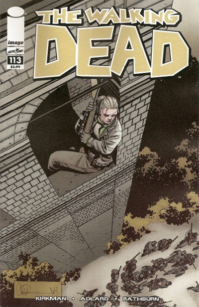 IMAGE COMICS THE WALKING DEAD ISSUE #113 (CHARLES ADLARD AND CLIFF RATHBURN COVER) (AUG 2013)