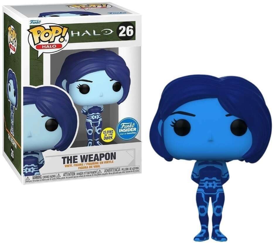 THE WEAPON #26 (GLOW) (FUNKO INSIDER/GAMESTOP STICKER) (HALO) FUNKO POP