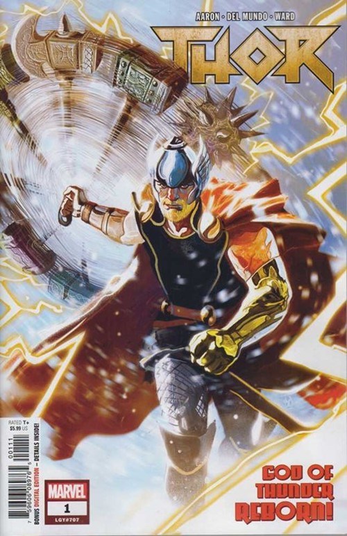 MARVEL COMICS THOR VOL 5 ISSUE #1 (REG MIKE DEL MUNDO COVER) (🔑 KEY ISSUE) (AUG 2018)