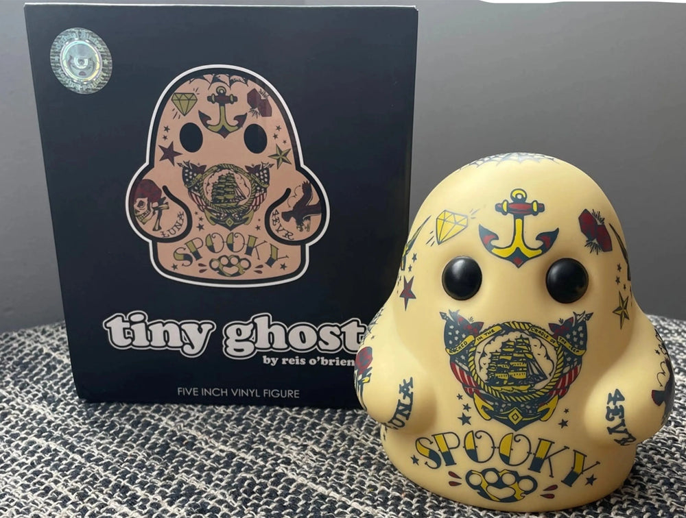 BIMTOY! TINY GHOST VINYL FIGURE (INKED UP EDITION) (5 INCH) (LE 350)