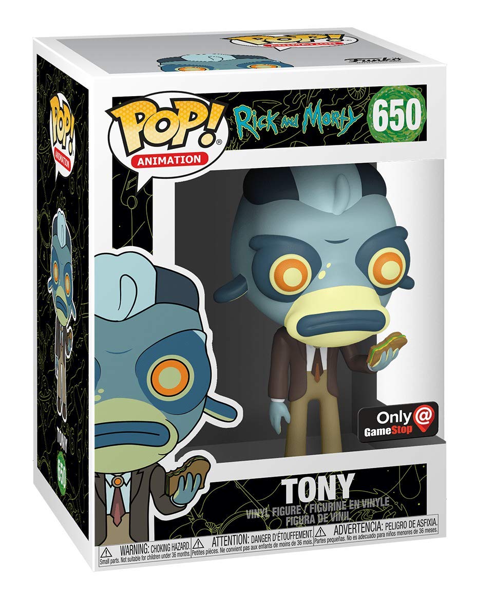 FUNKO POP! ANIMATION RICK AND MORTY: TONY #650 (GAMESTOP EXCLUSIVE STICKER)