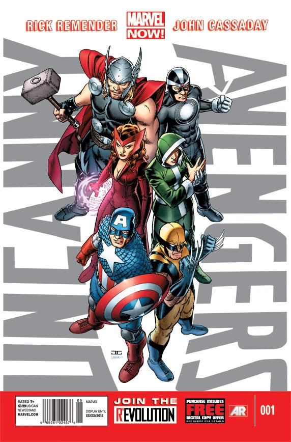 MARVEL COMICS UNCANNY AVENGERS VOL. 1 ISSUE #1 (DEC 2012) (📌 CONDITION 8.5/9.0)