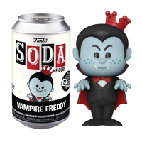 FUNKO SODA! FREDDY FUNKO: VAMPIRE FREDDY (COMMON / NOT SEALED) (LE 10,500) (FUNKO-SHOP EXCLUSIVE STICKER) (📌 CONDITION 8.5)