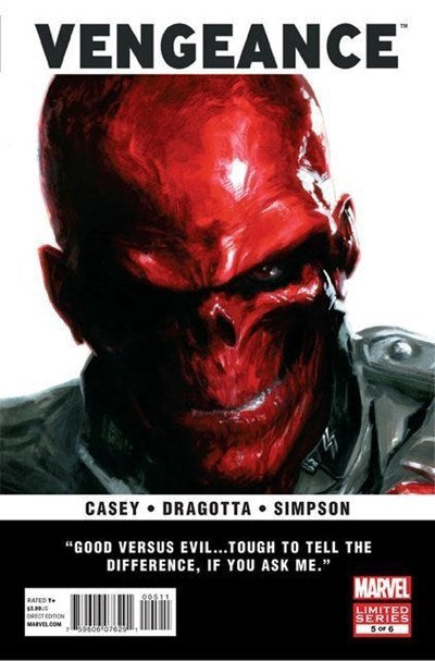 MARVEL COMICS VENGEANCE ISSUE #5 (RED SKULL) (MINI-SERIES) (DIRECT EDITION) (JAN 2012) (📌 CONDITION 8.5/9.0)