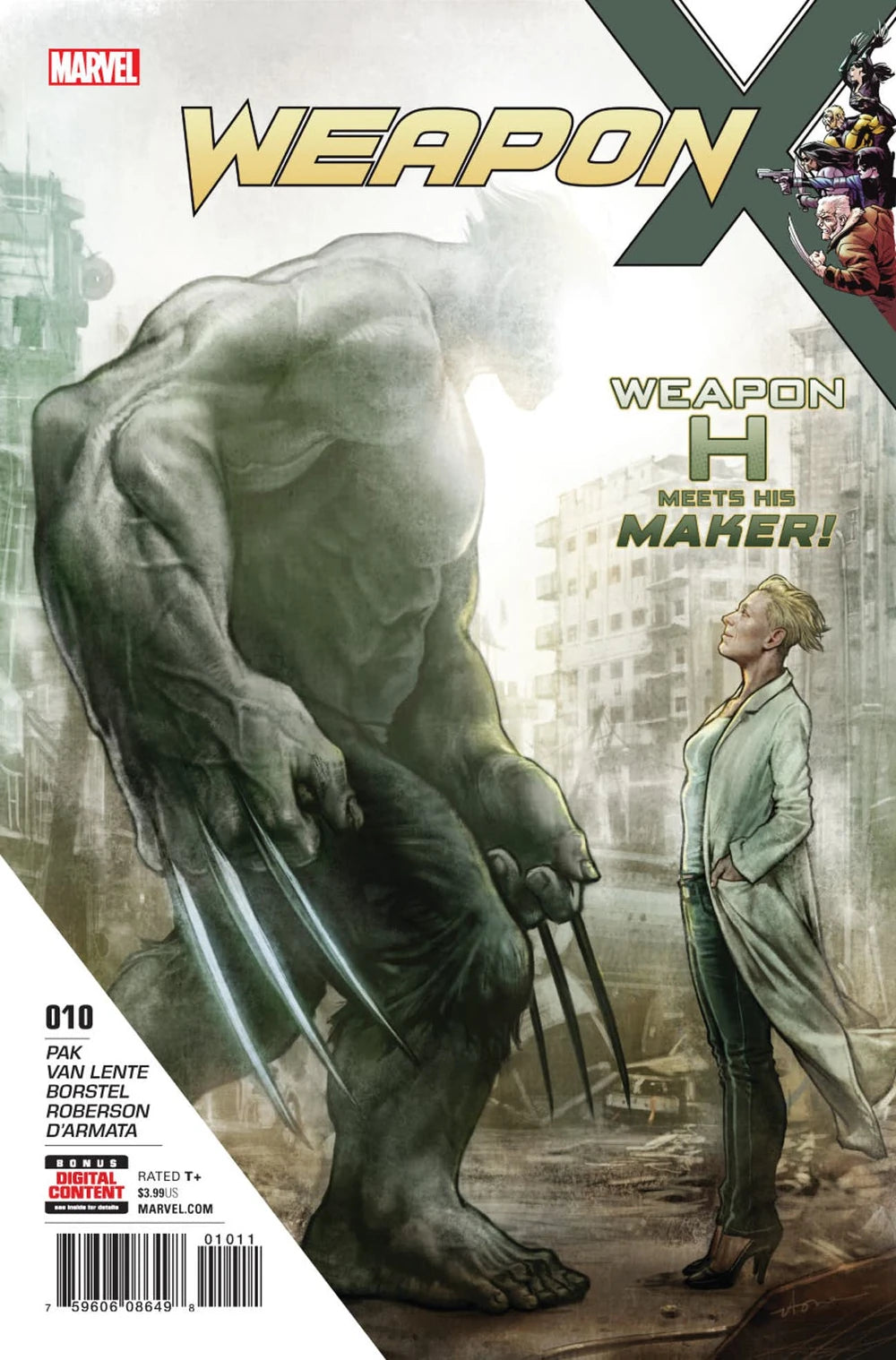 MARVEL COMICS WEAPON X VOL. 3 ISSUE #10 (DEC 2017) (📌 CONDITION 9.5)