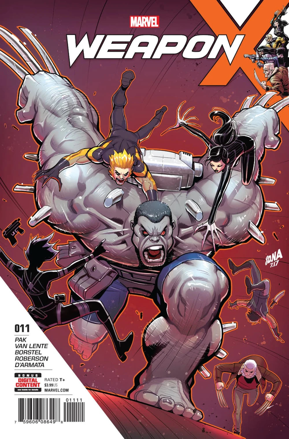 MARVEL COMICS WEAPON X VOL. 3 ISSUE #11 (JAN 2018) (📌 CONDITION 9.5)