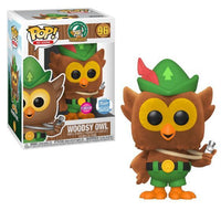 FUNKO POP! AD ICONS UNITED STATES FOREST SERVICE: WOODSY OWL #96 (FLOCKED) (FUNKO SHOP EXCLUSIVE STICKER)