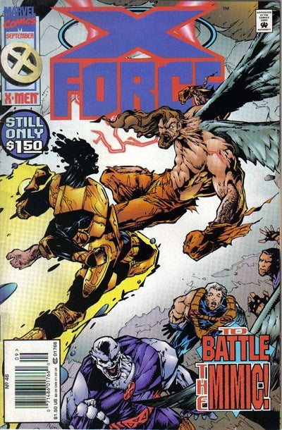 MARVEL COMICS X-FORCE VOL 1 ISSUE #46 (NEWSSTAND / STANDARD EDITION) (SEPT 1995) (📌 CONDITION 8.5/9.0)