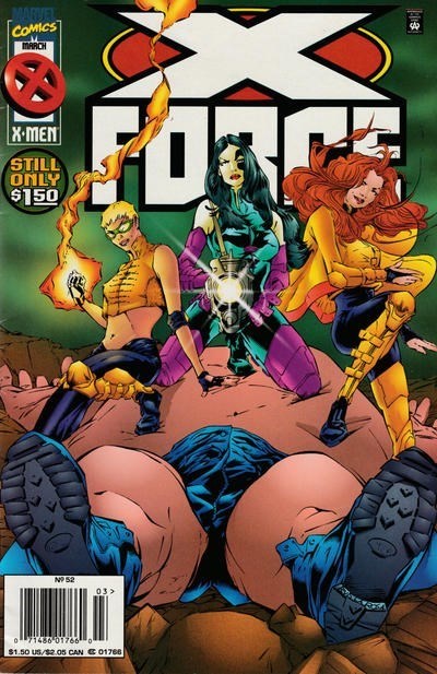 MARVEL COMICS X-FORCE VOL 1 ISSUE #52 (NEWSSTAND / STANDARD EDITION) (MAR 1996) (📌 CONDITION 8.5/9.0)