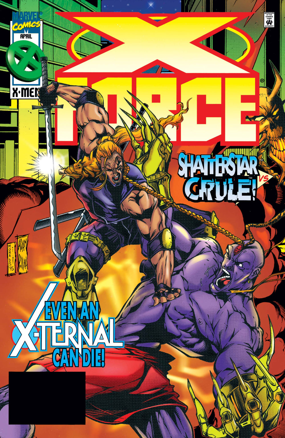 MARVEL COMICS X-FORCE VOL 1 ISSUE #53 (NEWSSTAND / STANDARD EDITION) (APR 1996) (📌 CONDITION 9.5)