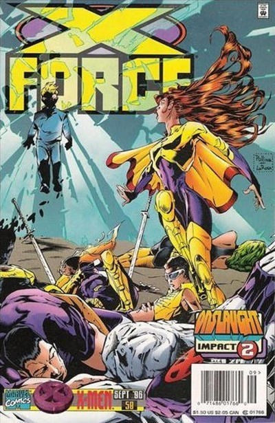 MARVEL COMICS X-FORCE VOL 1 ISSUE #58 (NEWSSTAND) (SEPT 1996) (📌 CONDITION 8.5/9.0)