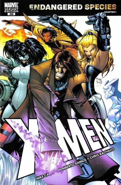 MARVEL COMICS X-MEN VOL. 2 ISSUE #200 (HUMBERTO RAMOS WRAPAROUND VARIANT COVER) (DIRECT EDITION) (AUG 2007) (📌 CONDITION 8.5/9.0)