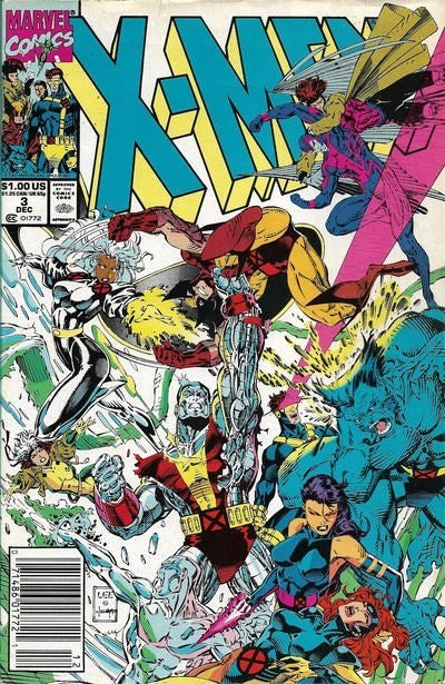 MARVEL COMICS X-MEN VOL. 2 ISSUE #3 (NEWSSTAND EDITION) (DEC 1991) (📌 CONDITION 7.5)