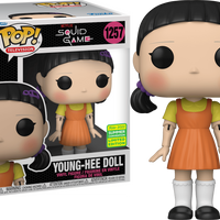 FUNKO POP! TELEVISION SQUID GAME: YOUNG-HEE DOLL #1257 (2022 SUMMER CONVENTION STICKER)