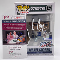 AMARI COOPER #124 (AUTOGRAPHED) (JSA CERTIFIED) (DALLAS COWBOYS) (NFL FOOTBALL) FUNKO POP